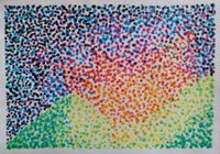 pointillisme met ecoline